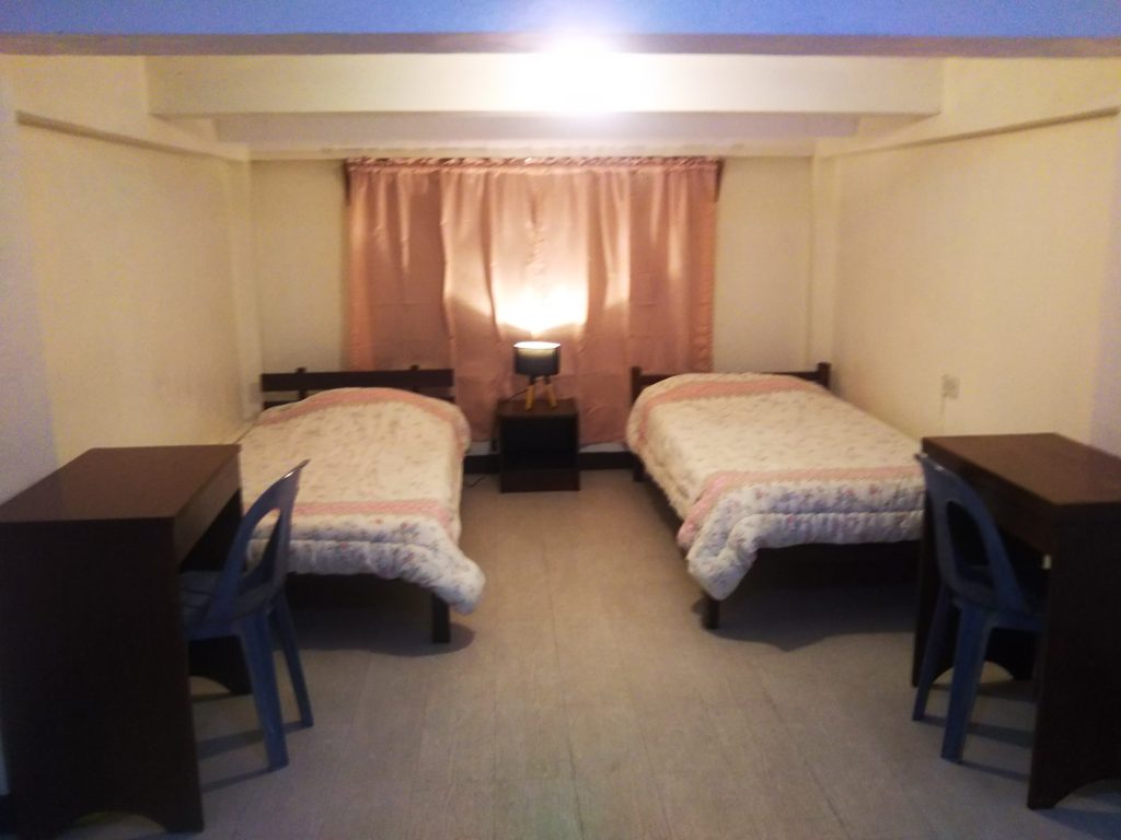 フィリピン留学　バギオJICの2人部屋